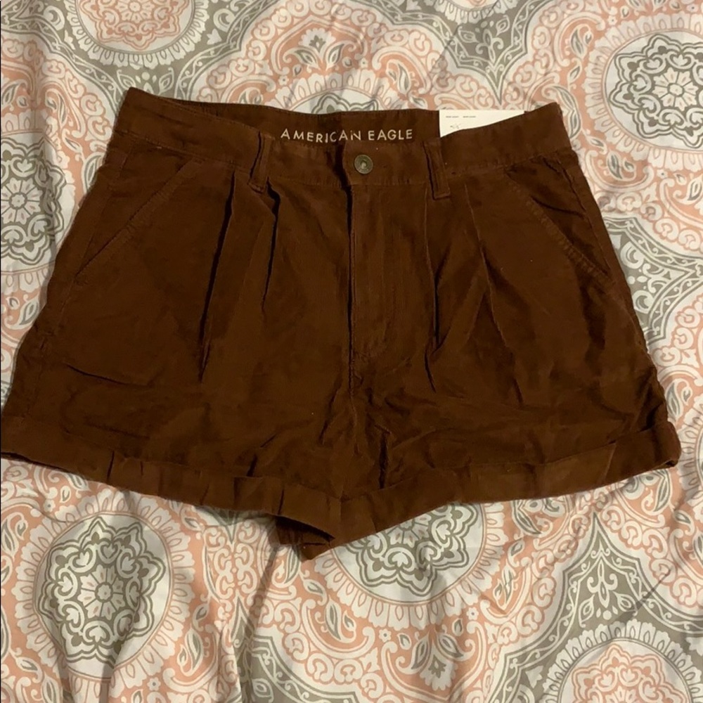 American Eagle corduroy mom shorts
